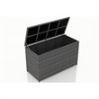 Harmonia Living District Deck Box in Textured Slate