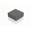 Harmonia Living District Patio Coffee Table in Textured Slate