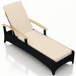 Harmonia Living Arbor Patio Chaise Lounge in Canvas Flax