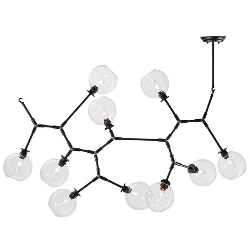 Nuevo Atom 10 Light Glass Pendant Hgra162 Nuevo Atom 10 Light Glass Pendant