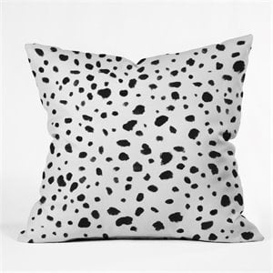 deny designs rebecca allen miss monroes dalmatian throw pillow