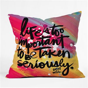 deny designs kal barteski life is colour throw pillow