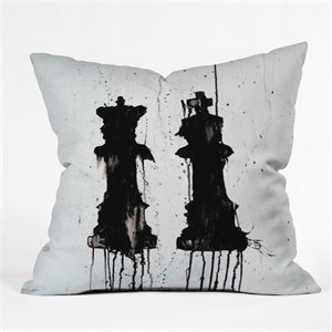 deny designs kent youngstrom check mates throw pillow