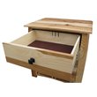 A-America Adamstown 3 Drawer Nightstand in Natural