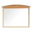 A-America Amish Highlands Solid Wood Arch Landscape Mirror in Natural