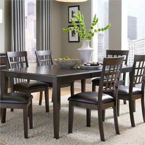 a-america bristol point extendable dining table in warm gray
