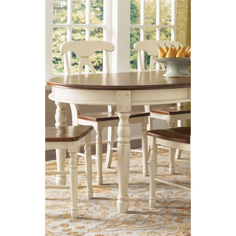 A America British Isles Oval Extendable Dining Table In Ermilk A America British Isles Oval Extendable Dining Table In Ermilk