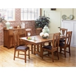 A-America Cattail Bungalow Extendable Dining Table in Warm Amber