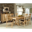 A-America Cattail Solid Wood 4-Drawers Bungalow Sideboard Server in Natural