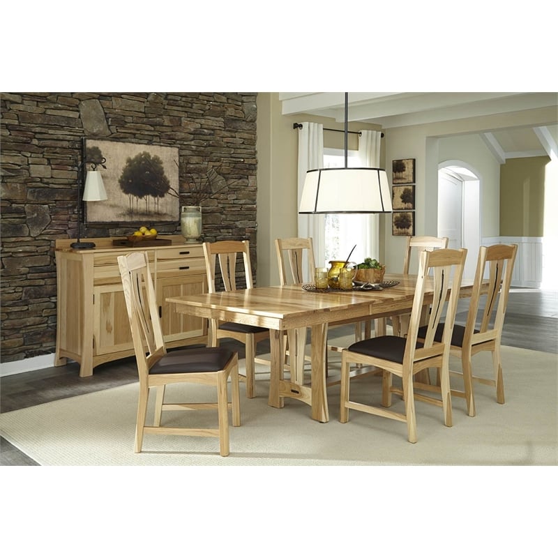 A-America Cattail Bungalow Extendable Dining Table in Natural