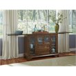 A-America Mariposa Solid Wood Flip-Top Sideboard Server in Rustic Whiskey
