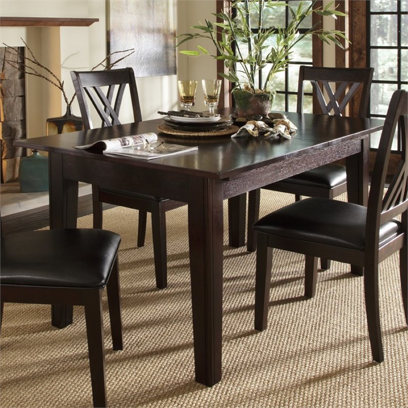 AAmerica Montreal Extendable Dining Table in Espresso MONES617L