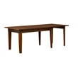 A-America Toluca Transitional Wood Extendable Dining Table in Rustic Amber