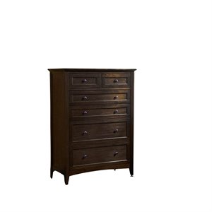a-america westlake 6 drawer transitional solid wood chest