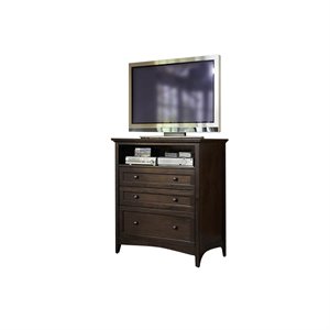 a-america westlake transitional solid wood media chest