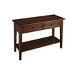 A-America Westlake 2 Drawer Console Table in Cherry Brown