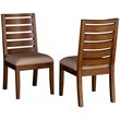 A-America Anacortes Ladderback Dining Side Chair in Salvage Mahogany (Set of 2)