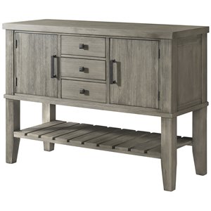 a-america huron transitional 2 door transitional solid wood server