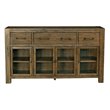A-America Anacortes 4 Door Solid Wood Server in Salvage Mahogany
