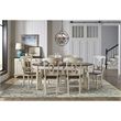 A-America British Isles Napoleon Dining Side Chair in Chalk and Cocoa (Set of 2)
