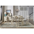 A-America British Isles Napoleon Dining Side Chair in Chalk and Cocoa (Set of 2)