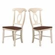 A-America British Isles Napoleon Dining Side Chair in Buttermilk (Set of 2)
