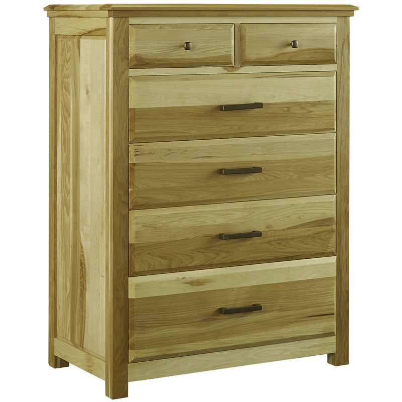 A America Camas 6 Drawer Transitional Solid Wood Tall Chest In Natural Caant5600