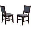 A-America Chesney Dining Side Chair in Falcon Brown (Set of 2)