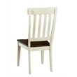 A-America Toluca Slatback Dining Side Chair in Chalk and Cocoa (Set of 2)