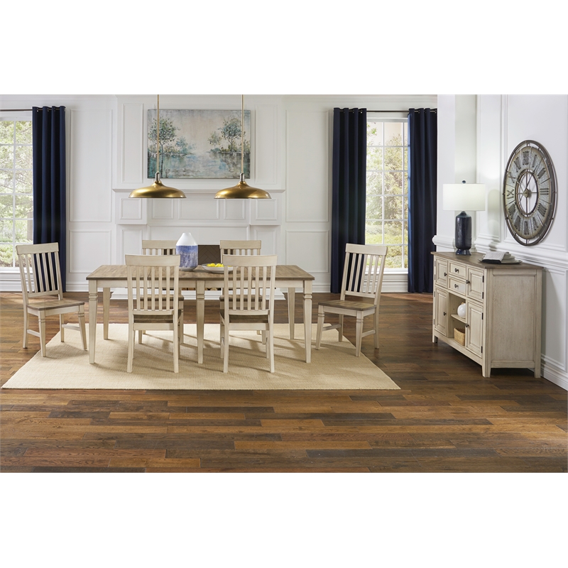 A-America Beacon Wood Table with 18