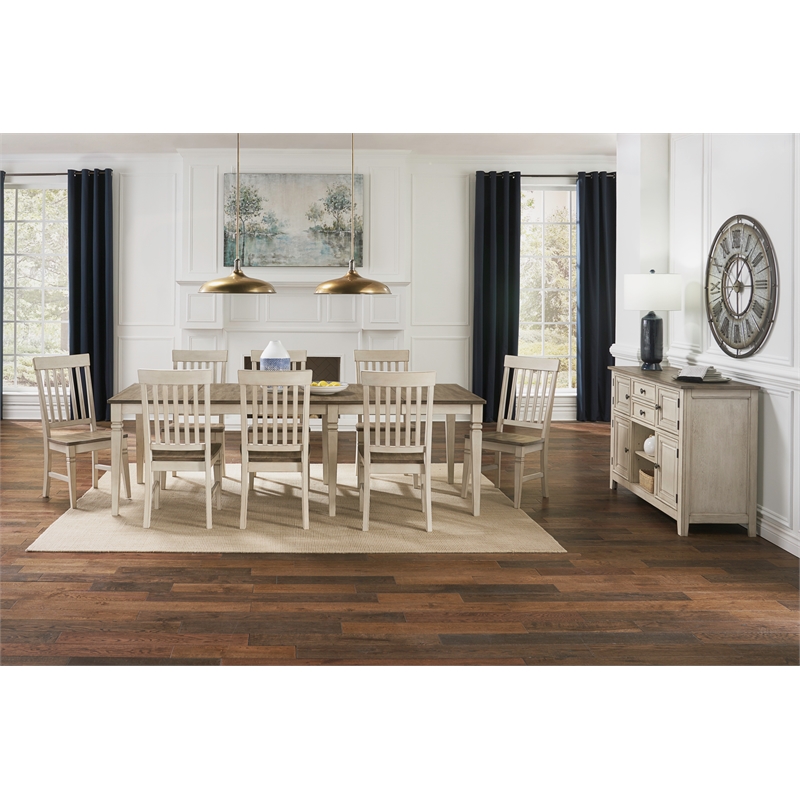 A-America Beacon Wood Table with 18