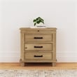 A-America Glacier Point Transitional Wood Nightstand in Distressed Natural