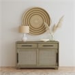 A-America Barbosa Mid-Century Ash Wood Server in Dark Caramel
