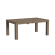 A-America Anacortes Modern Wood Table with Self Storing Leaf in Dark Taupe