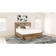 A-America Glacier Point Transitional Wood California King Storage Bed in Natural