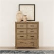 A-America Glacier Point Transitional New Zealand Pine Wood Chest in Natural