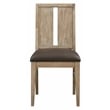 A-America Casual Loft Panel Back Upholstered Side Chair in Hickory (Set of 2)