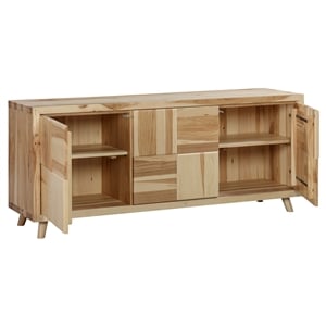 A-America Esmond 3 Door Sideboard in Hickory