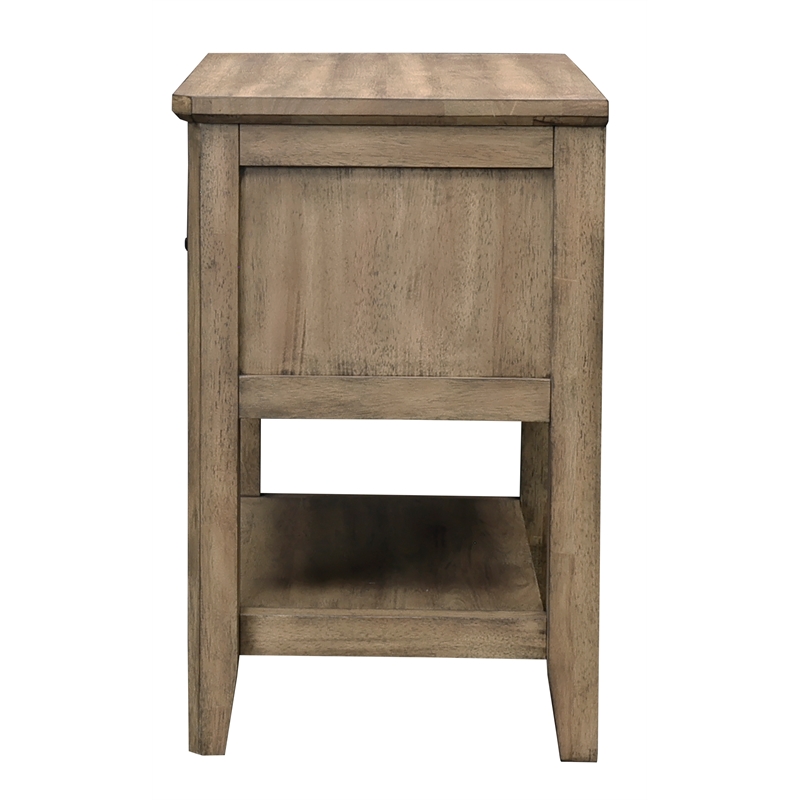 A-America Geo Heights Nightstand in Hickory