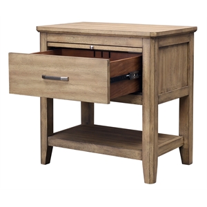A-America Geo Heights Nightstand in Hickory