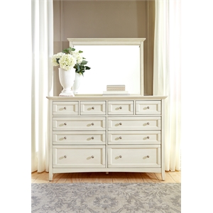 A-America Northlake Dresser & Mirror in Hickory