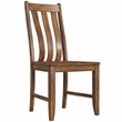 A-America Silverdale Slatback Chair with Wood Seat in Hickory (Set of 2)