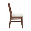 A-America Voss Ladderback Upholstered Side Chair in Hickory (Set of 2)