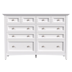 A-America Westlake 10 Drawer Master Dresser in Hickory