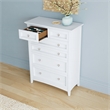 A-America Westlake Solid Wood 6-Drawers Bedroom Chest in Hickory