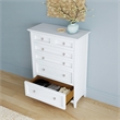 A-America Westlake Solid Wood 6-Drawers Bedroom Chest in Hickory