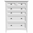 A-America Westlake Solid Wood 6-Drawers Bedroom Chest in Hickory