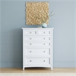 A-America Westlake Solid Wood 6-Drawers Bedroom Chest in Hickory