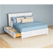 A-America Westlake Solid Wood Queen Storage Bed in Hickory