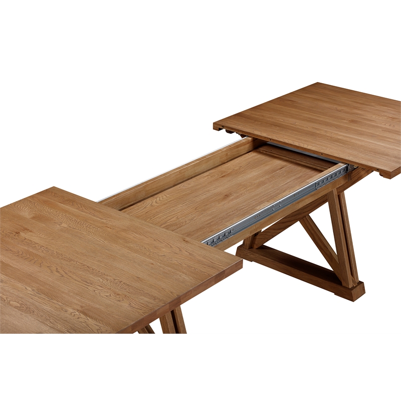 A-America Weston Trestle Table with (1) 18